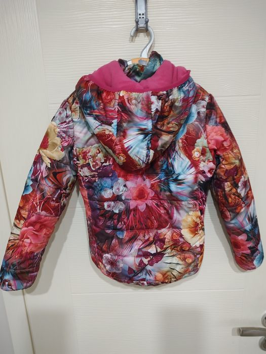 Цветно топло яке за момиче
