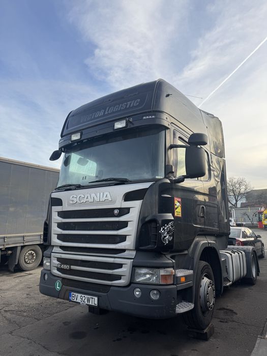 Vand Scania R480 motor defect sau schimb cu semiremorca