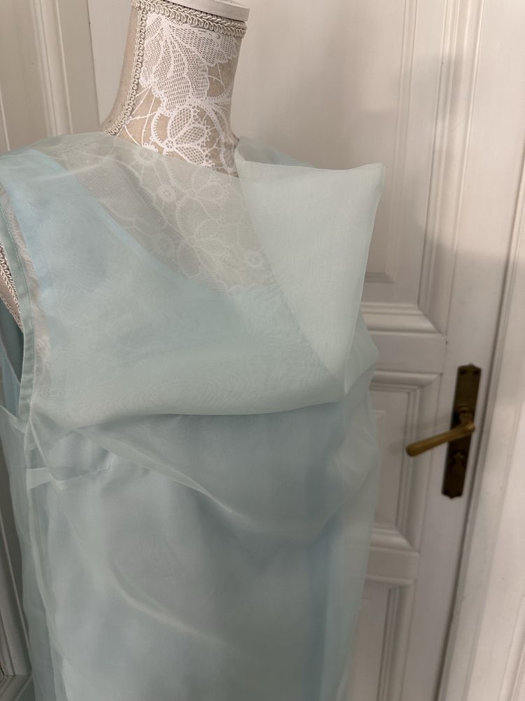 Rochie midi noua din matase naturala S-M