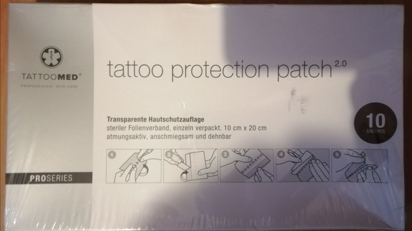 Tattoo med лепенки, мастило за татуировки