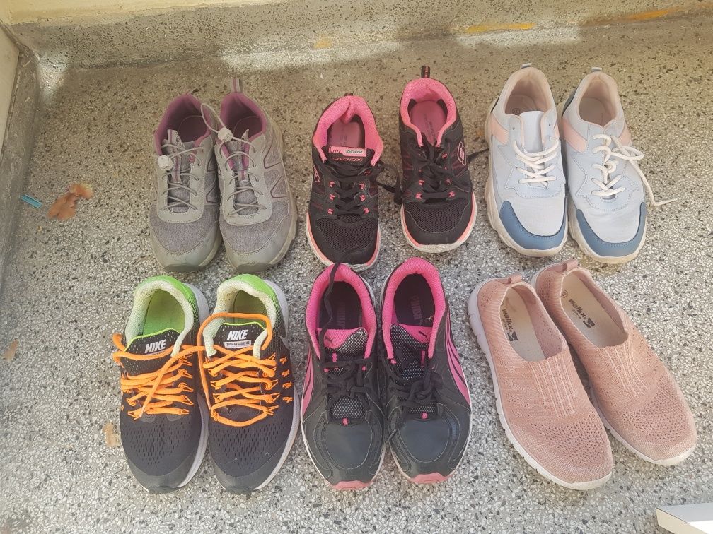 Маратонки за момиче  Puma, Nike, Skechers 37 номер