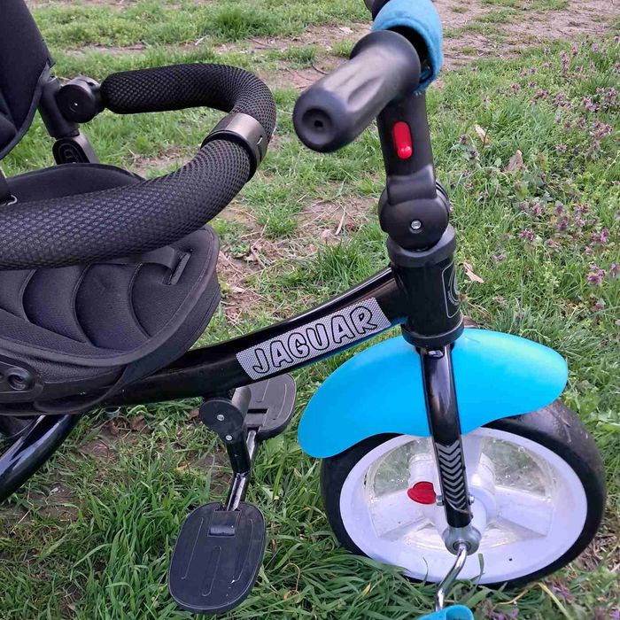 Детска триколка LORELLI Jaguar Green Luxe въздушни гуми