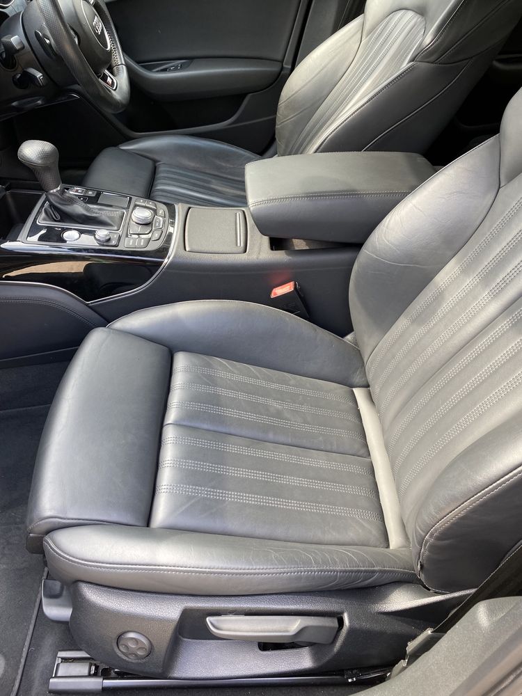 Interior din piele cu încălzire scaune față Audi A6 C7