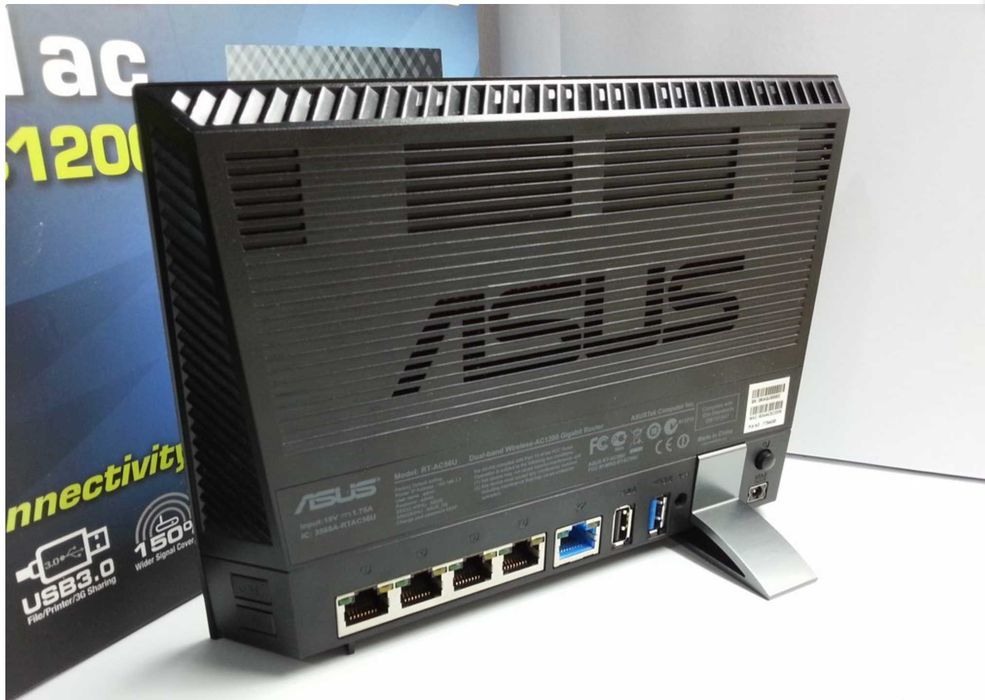 Router Wireless ASUS RT-AC66U, AC1200. Cutie completa.