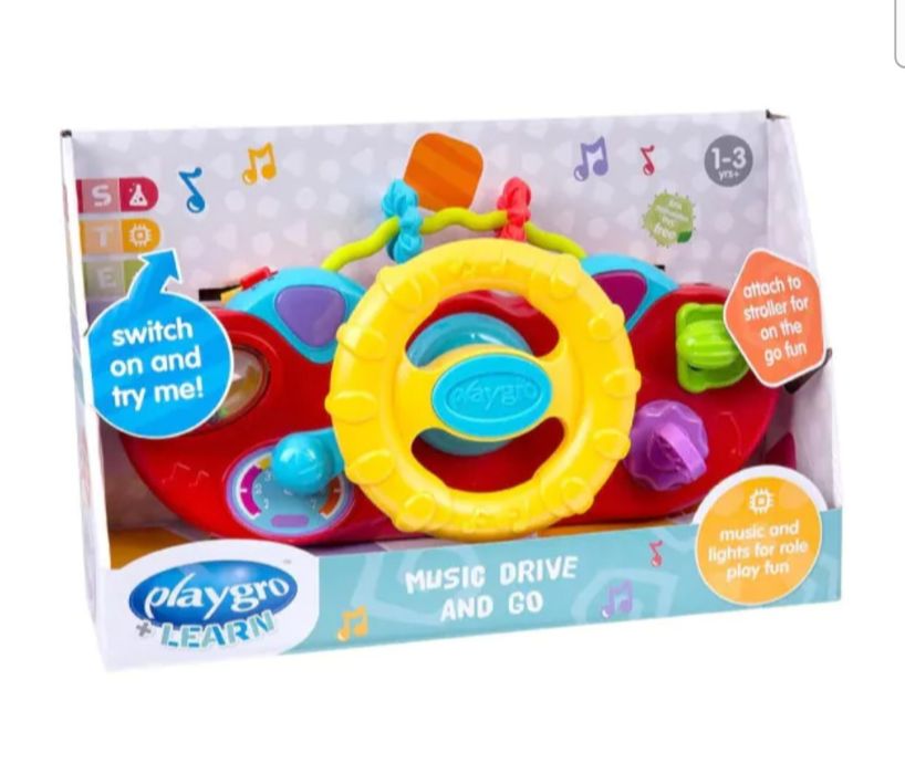 Интерактивен Волан за количка Playgro