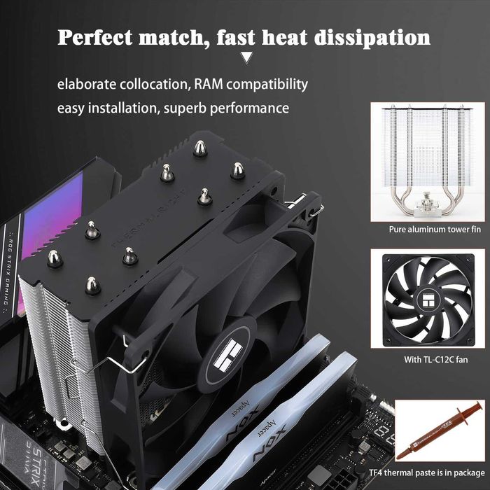 Cooler CPU Aer Thermalright Assassin X120 Refined SE,4 cond,AMD Intel