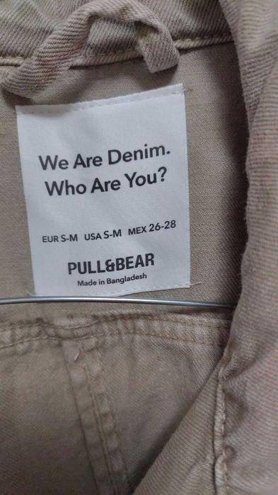 Дамски,дънков шлифер почти нов PAUL AND BEAR