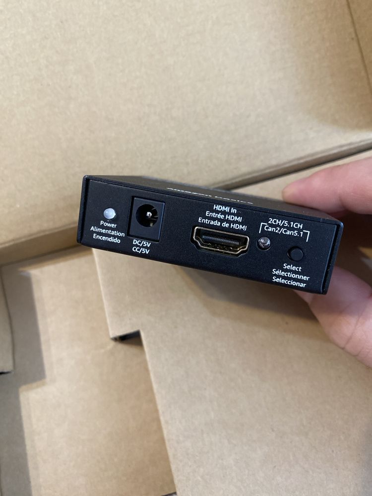 Adaptor hdmi optic audio extractor