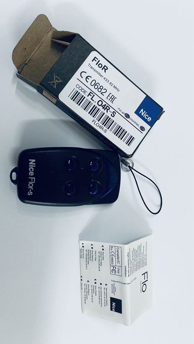 vand telecomanda Nice 4 butoane asigur inrolare cu automatizarea