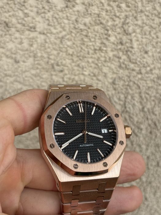 Seiko MOD Automatic Royal Oak Rose Gold 40mm