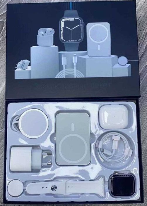 набор эипл ватч и эйр подс