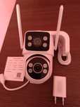 Camera supraveghere video,2 lentile cu alimentator