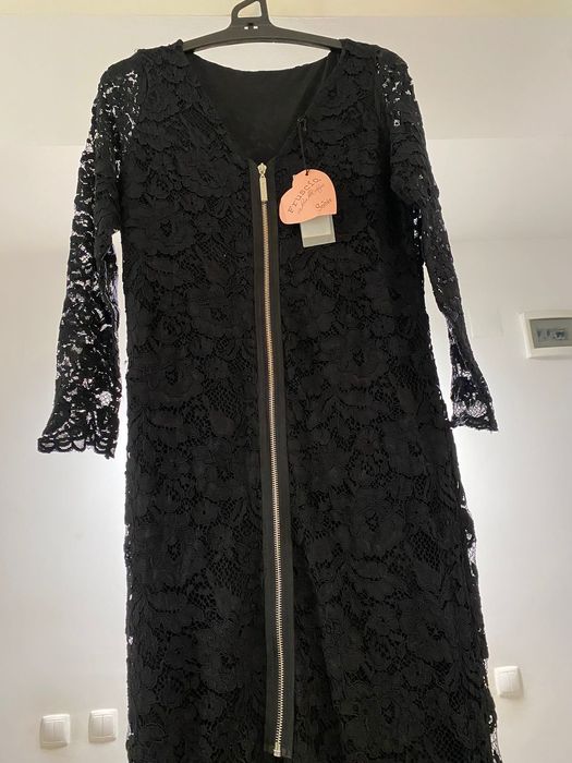 Rochie neagra din dantela