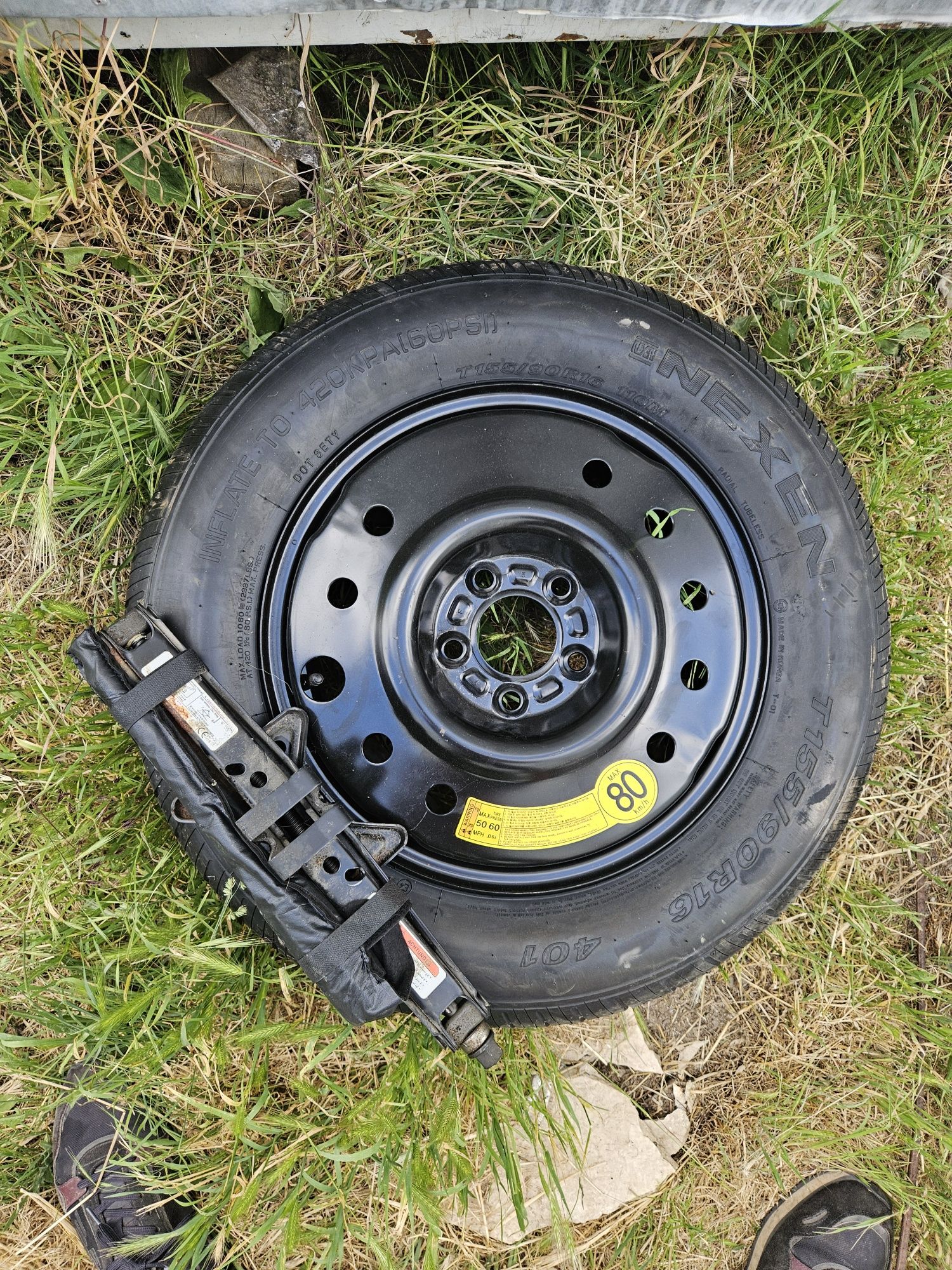 Резервна гума патерица за Opel Antara i Shevrolet Captiva 155/90/16