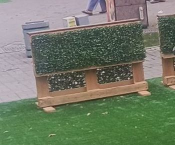 Забор-палет в хорошем состоянии