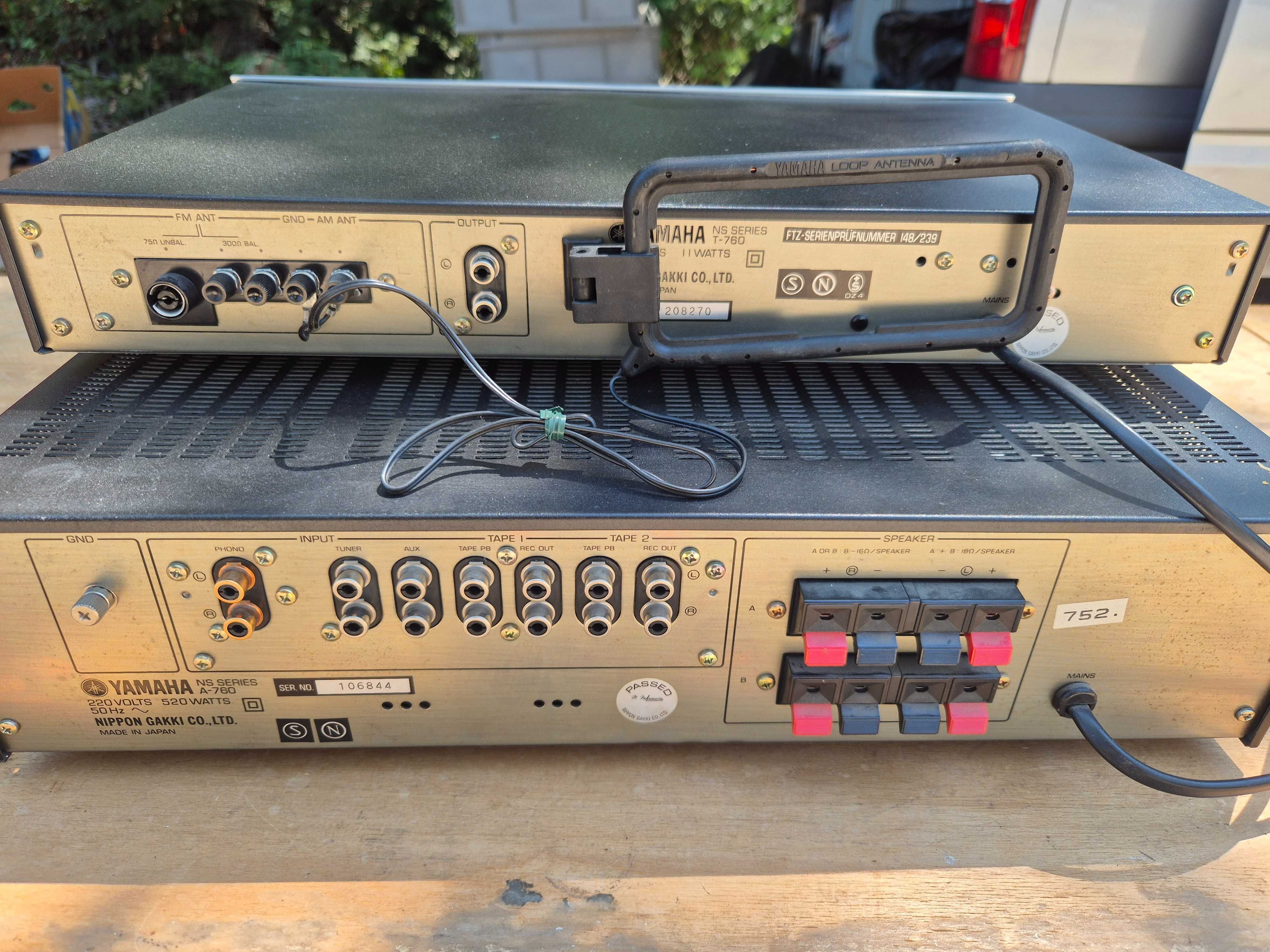 YAMAHA A 760 и TX 760