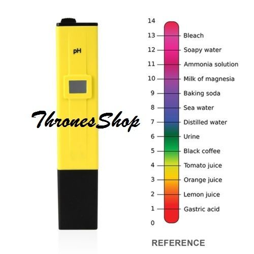 РН метър за течности(PH Meter) (с 2 батерии)