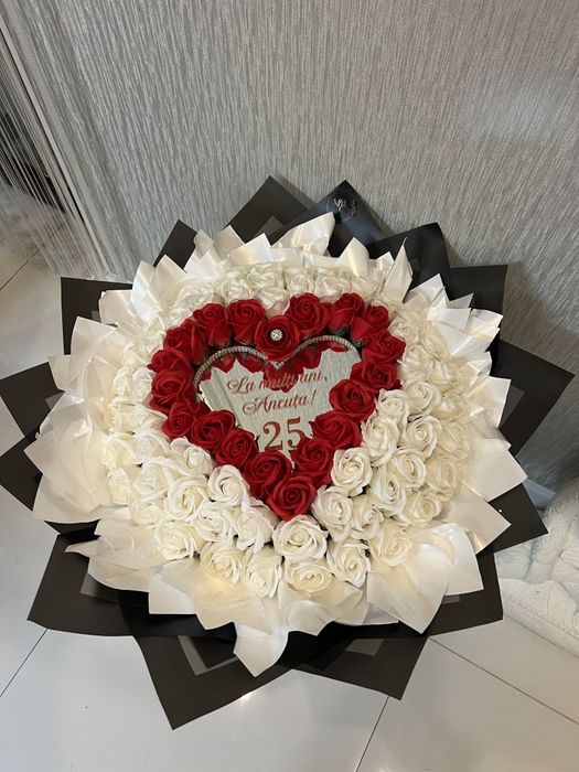 Buchete din trandafiri de sapun