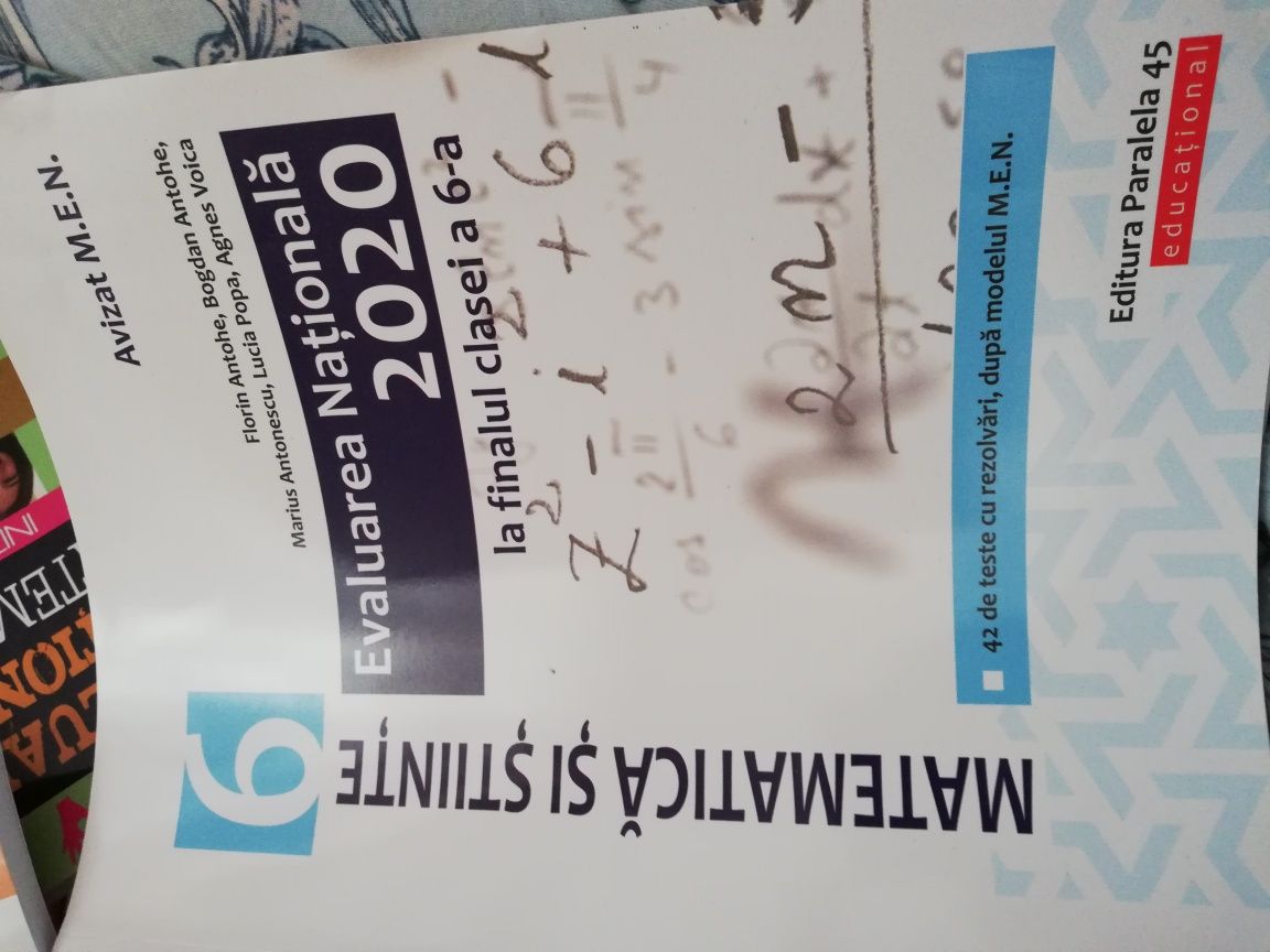 Culegeri de matematica clasele 6-7 editura paralela 45 educațional