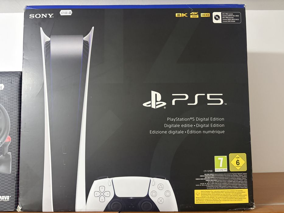 PlayStation 5 Digital Edition/ Ps5 nou, garantie