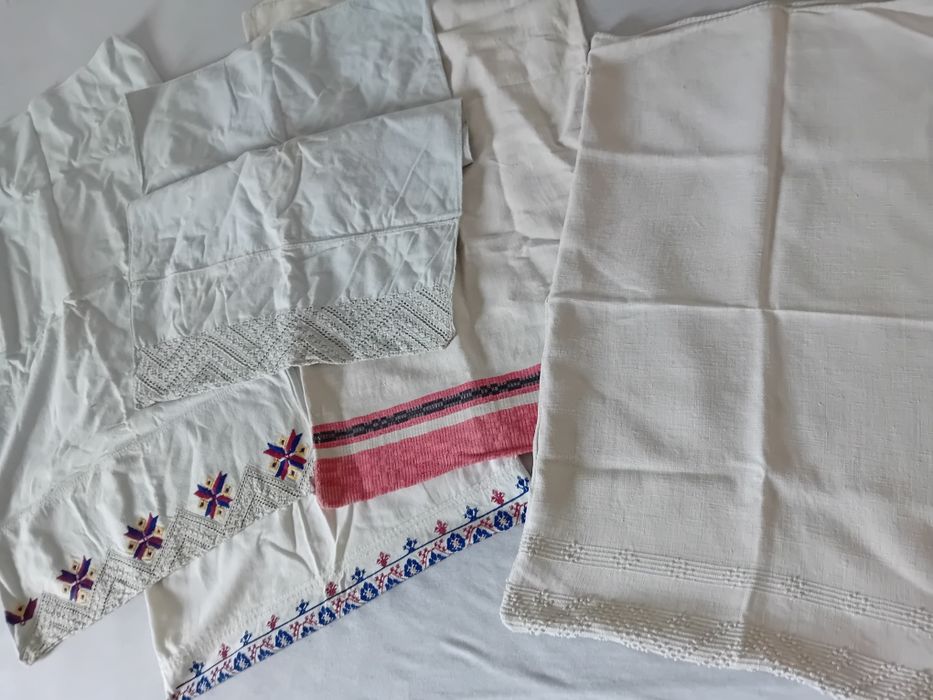 Prosoape/șterguri, cearceafuri,fețe pernă hand made din cânepa și in.