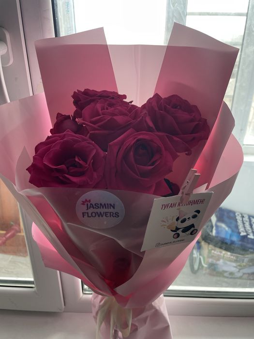 Цветы 4000 роза розывый