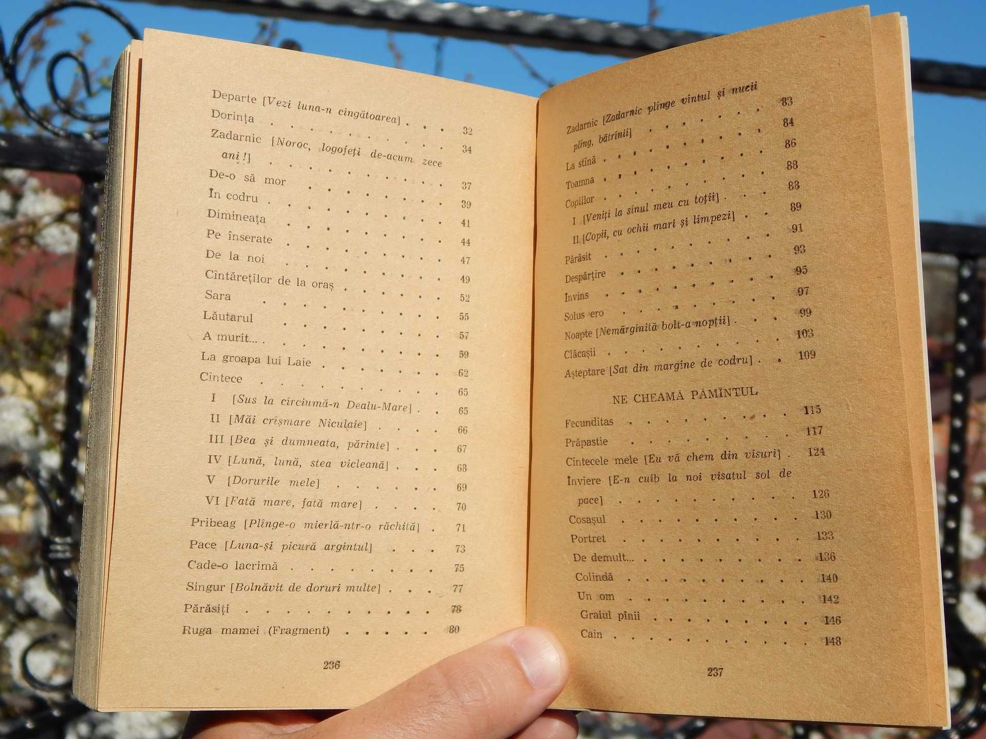 Ne cheama pamantul Octavian Goga Editura pt Literatura BPT 1967