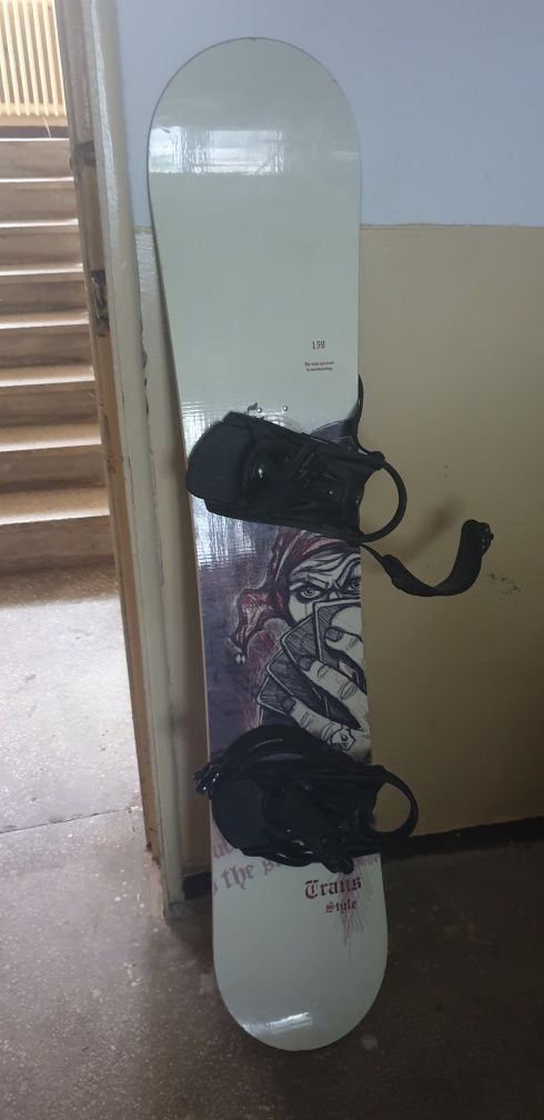 Snowboard + casca