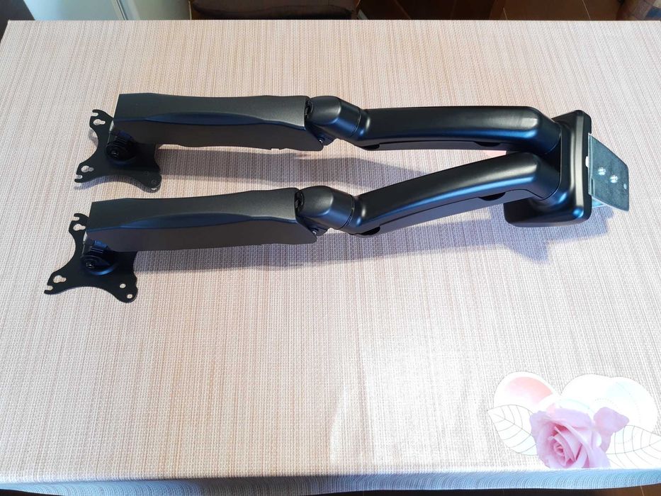 Suport birou 2 monitoare A+ SML134 (13 - 27 inch, piston gaz)