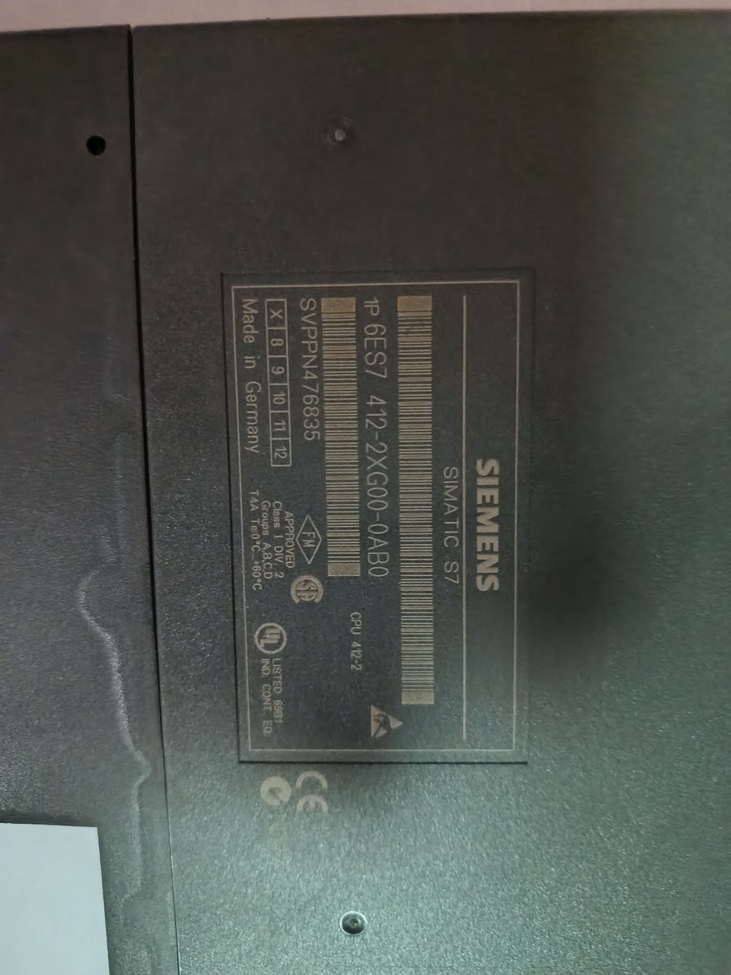 Siemens simatic S7 CPU