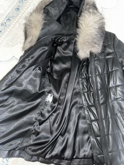 Кожаная куртка,турецская почти как новая