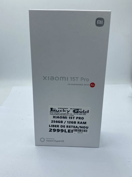 Xiaomi 15T Pro 256 Gb 12 Gb / Garantie / Factura #48134