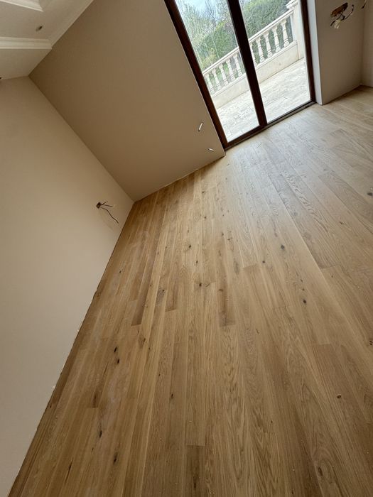 Монтаж на ламиниран парлет