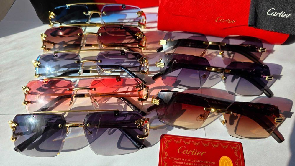 Set ochelari de soare Cartier rimless
