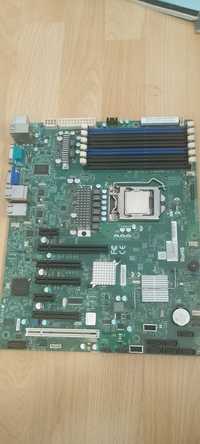 SuperMicro lga 1156 дънно с процесор xeon x3450  и памет