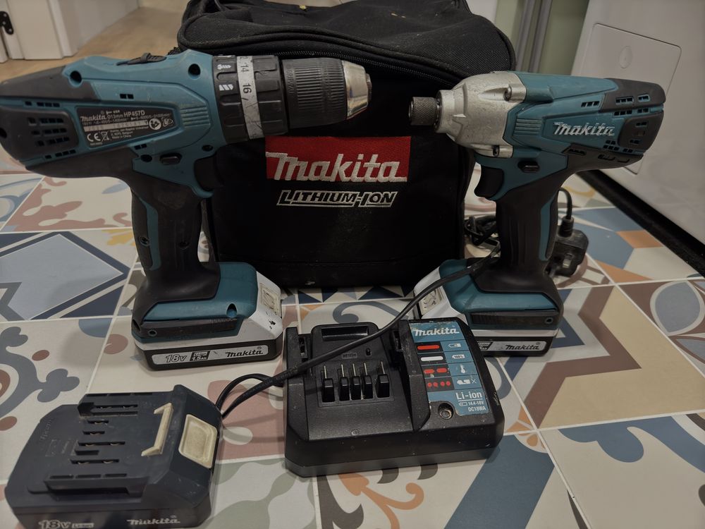 Makita TD127D и HP457D 18v сет винтоверти Оригинал