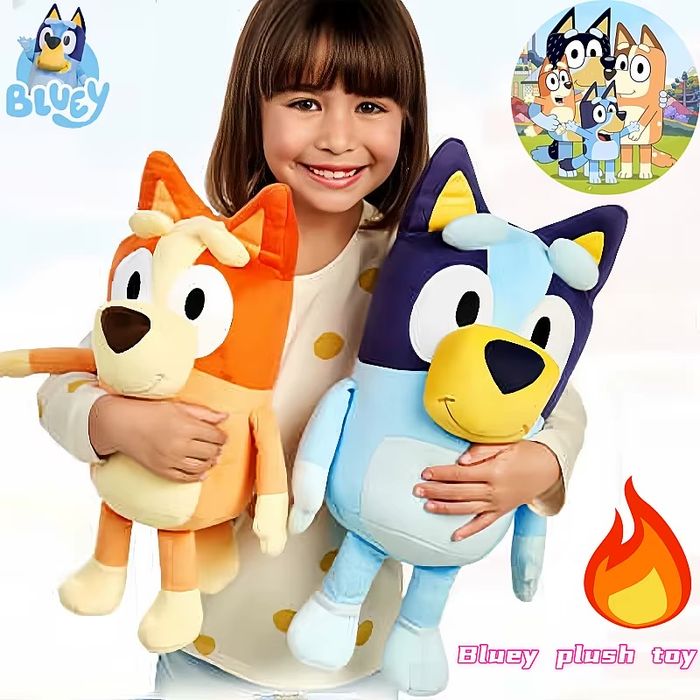 Плюшена играчка Bluey Bingo 40cm, Блуи и Бинго плюшени играчки