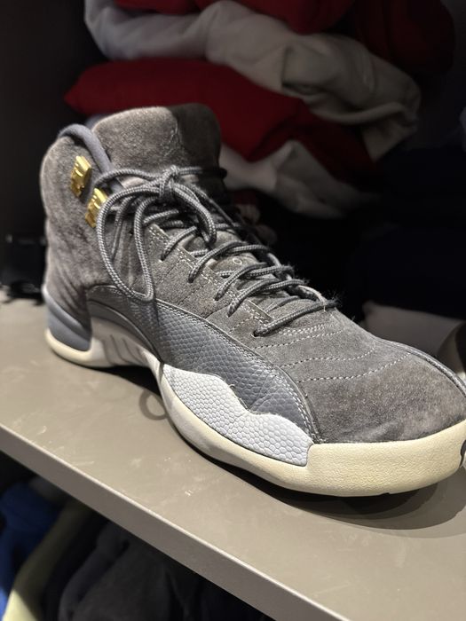 Jordan 12 retro dark grey 46