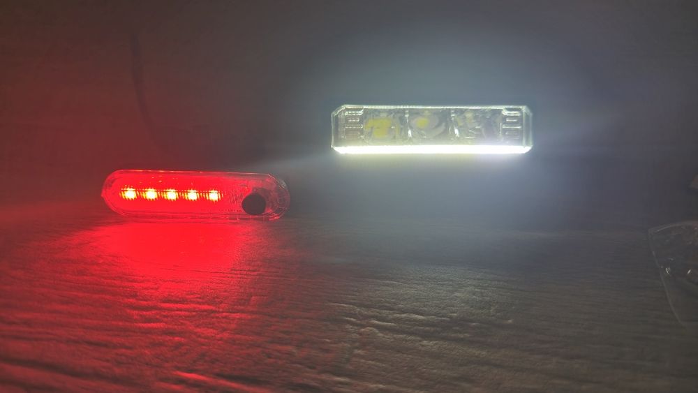 Lanterna led far Lumina frontala ledbar bicicleta trotineta lampa stop