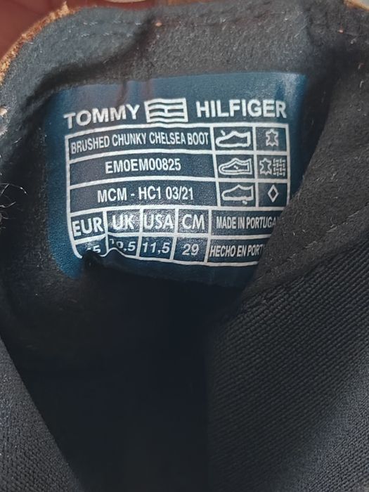 Ghete Tommy Hilfiger Chelsea  *originale*piele naturală*top