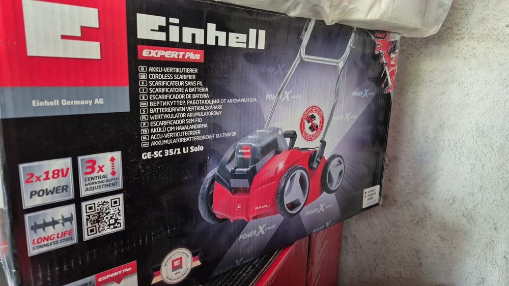 scarificator electric pe acumulator einhell ge sc 35/1 Li solo