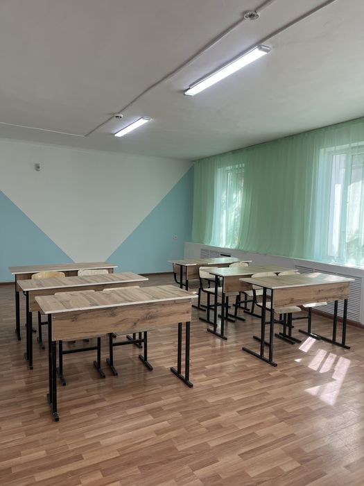 6 парта, 12 орындық, тақта