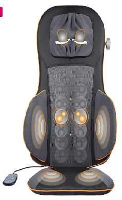 Scaun pentru masaj Shiatsu Medisana MC 825, 4 zone de masaj, impecabil