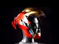 Masca lui Iron man MK 50 motorizat electric, deschidere cu voce, nou