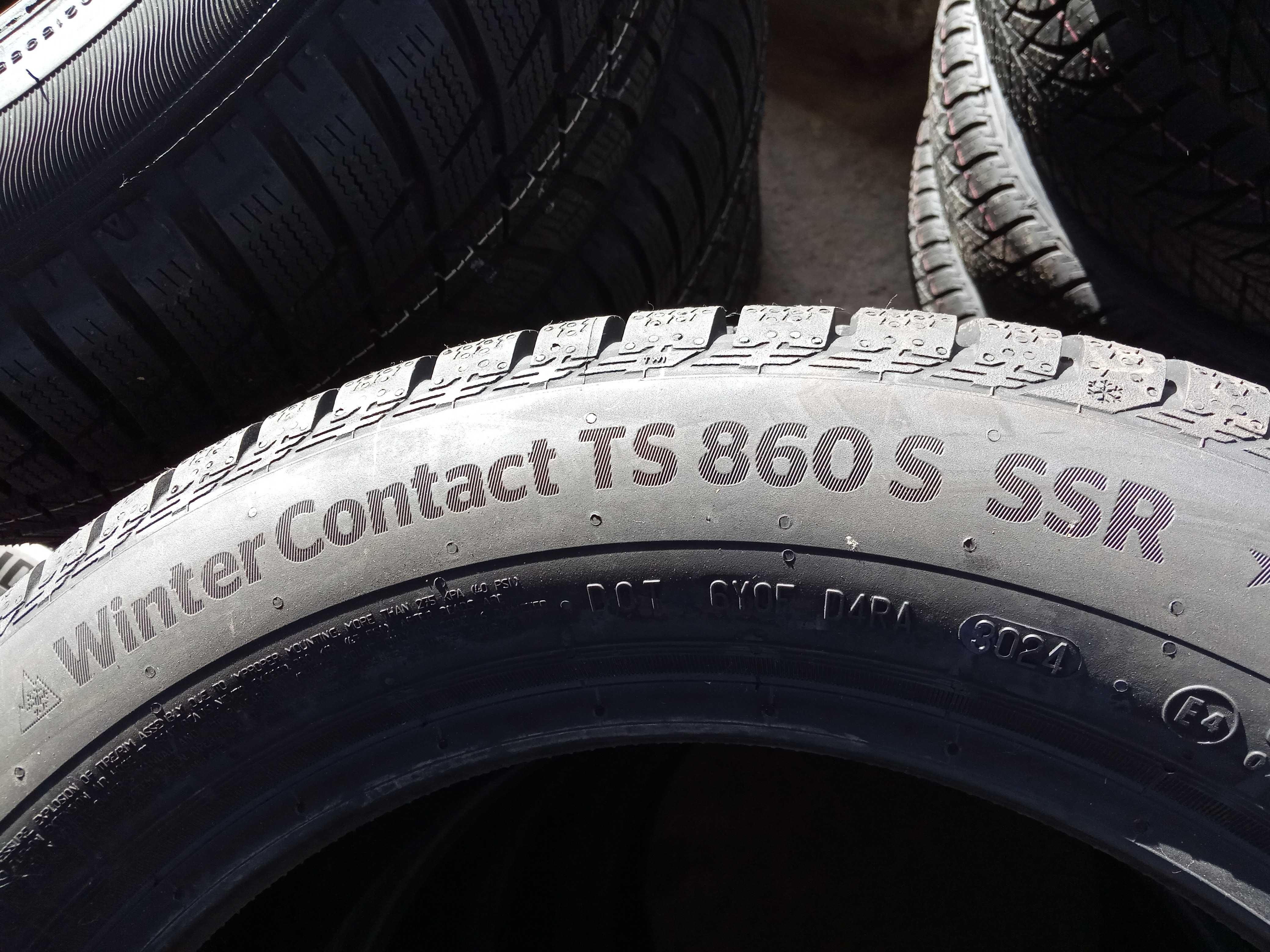 4 Нови зимни гуми 205/55 R16 Continental WC TS860S * SSR RUNFLAT 91H