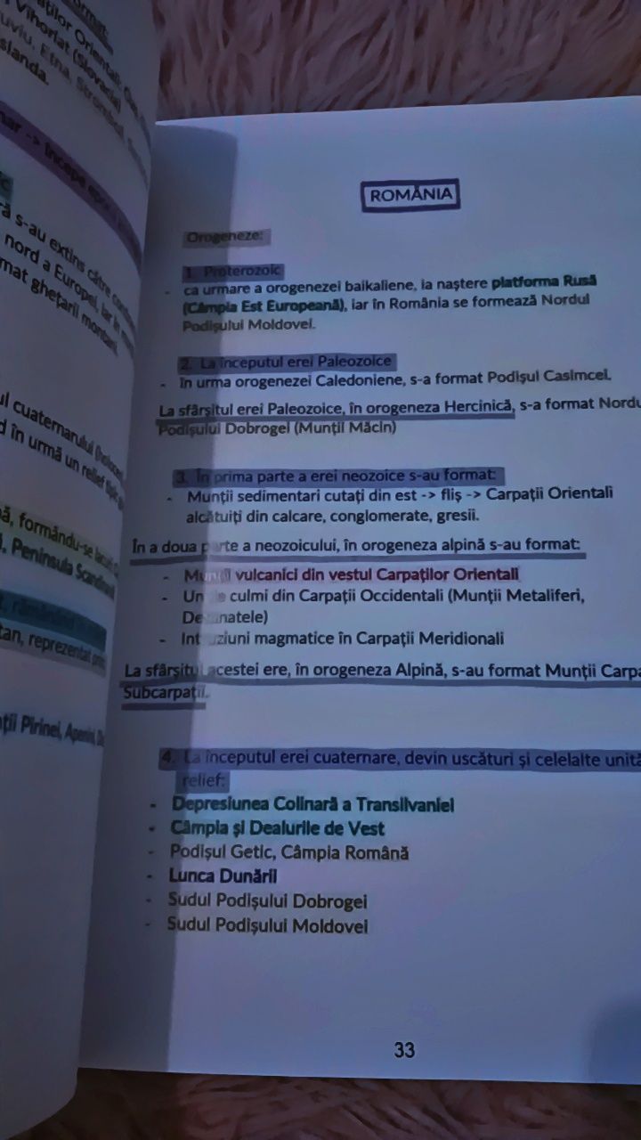 Vând cărți la geografie și matematică de la bacacademia