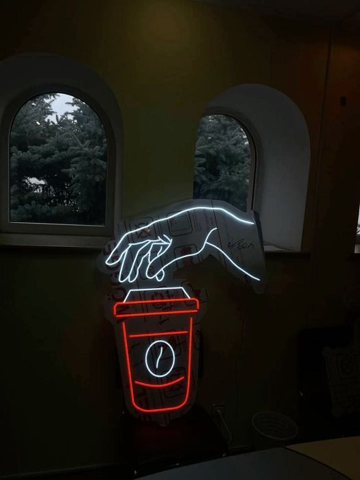 Вывеска / Наржуная реклама / Вывеска для кофейни