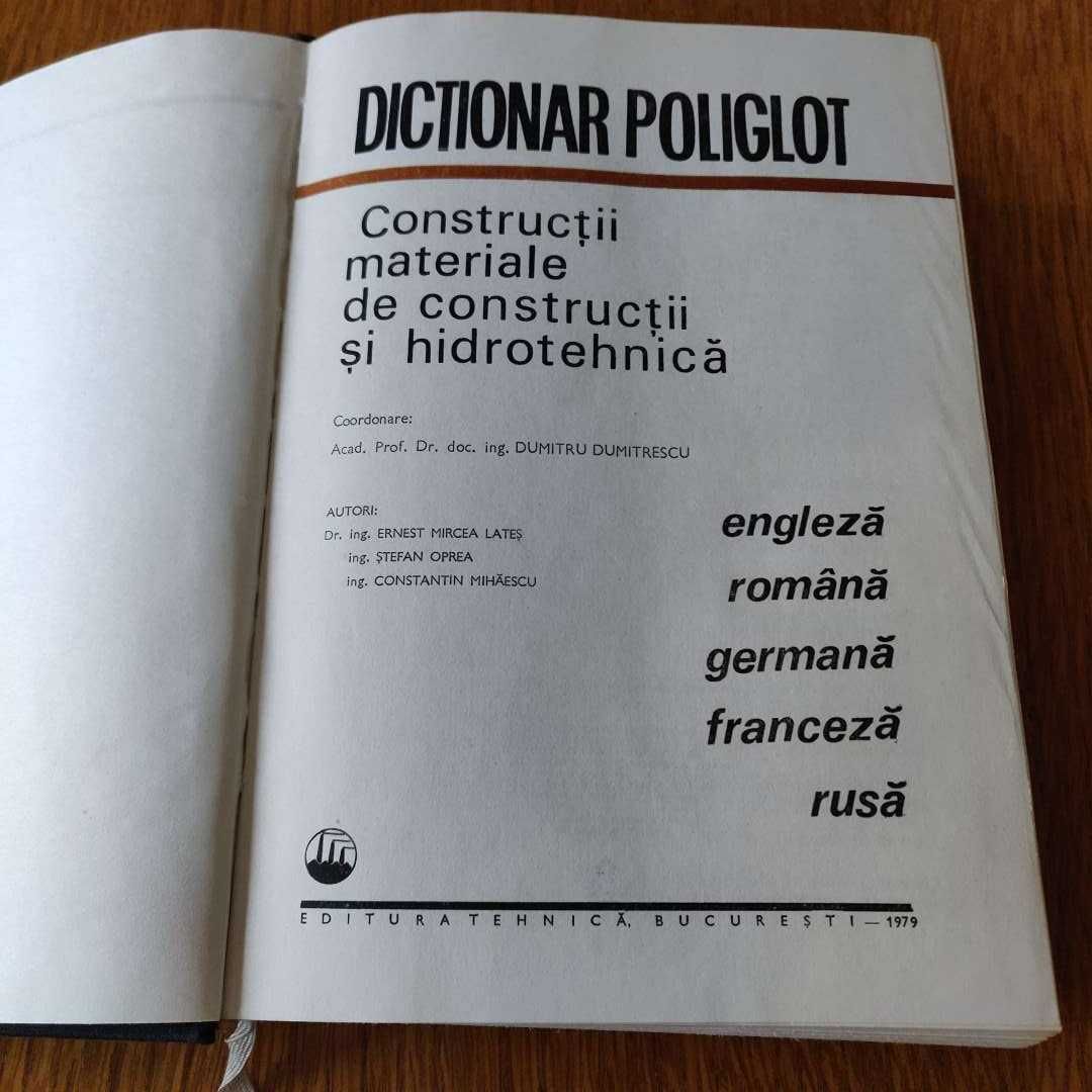 Dictionar poliglot - Materiale de contructii si hidrotehnica