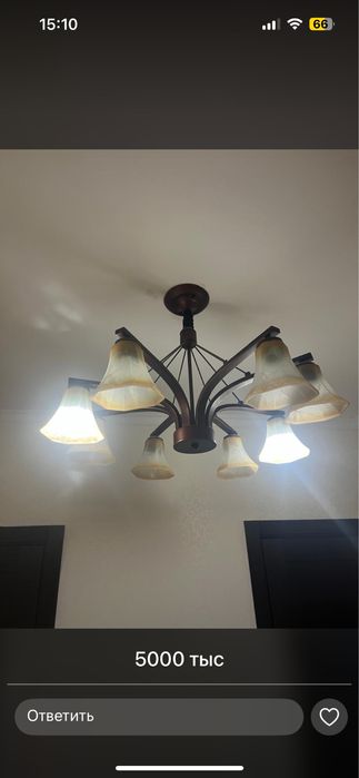 Продам люстру в гостинную