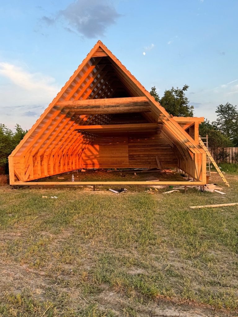 Case si Cabane din lemn, foișoare și terase dimensiuni in functie de p